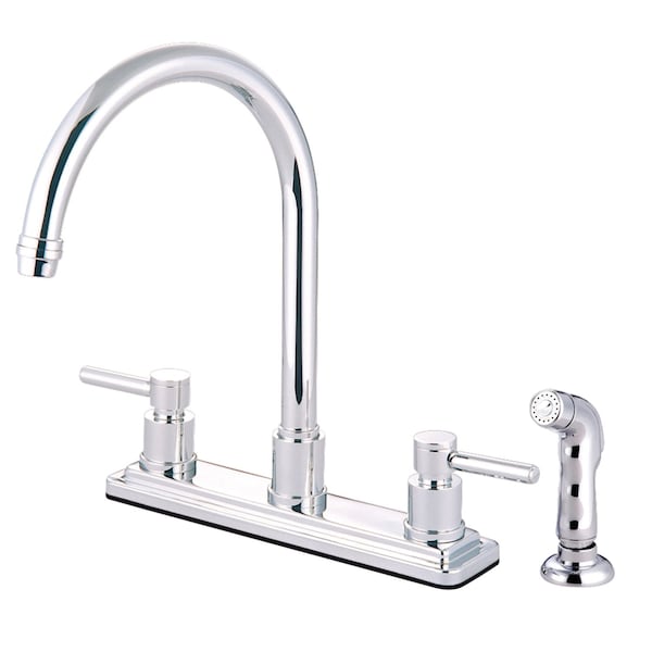 KS8791DL Concord 8" Centerset Kitchen Faucet, Polished Chrome